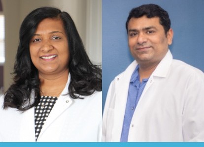 smiling Dr. Niki Jayswal & Dr. Arpan Patel
